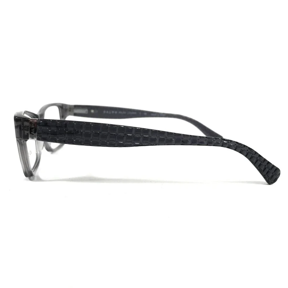 Ralph Lauren Eyeglasses Frames RA 7054 708 Clear Grey Square Ribbed 50-17-140